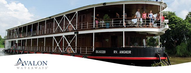 Avalon Angkor ship, Mekong River