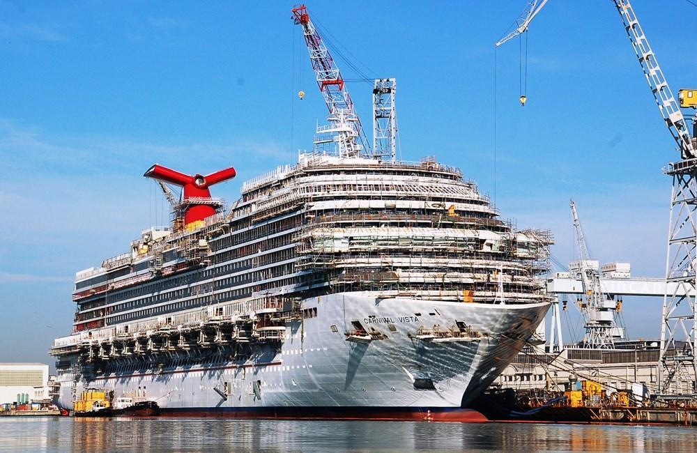 Carnival Vista cruise ship construction