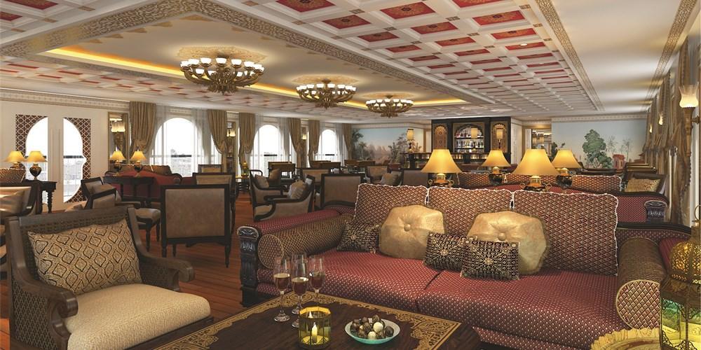 Ganges Voyager 2 cruise ship lounge