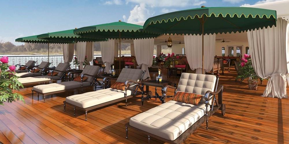 Ganges Voyager 2 cruise ship sun deck