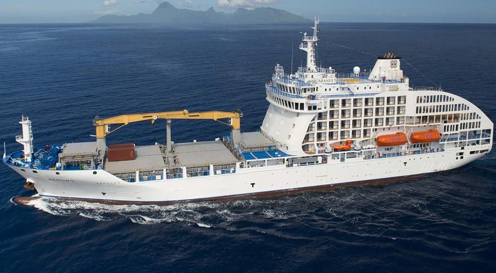 south pacific cargo ship cruises