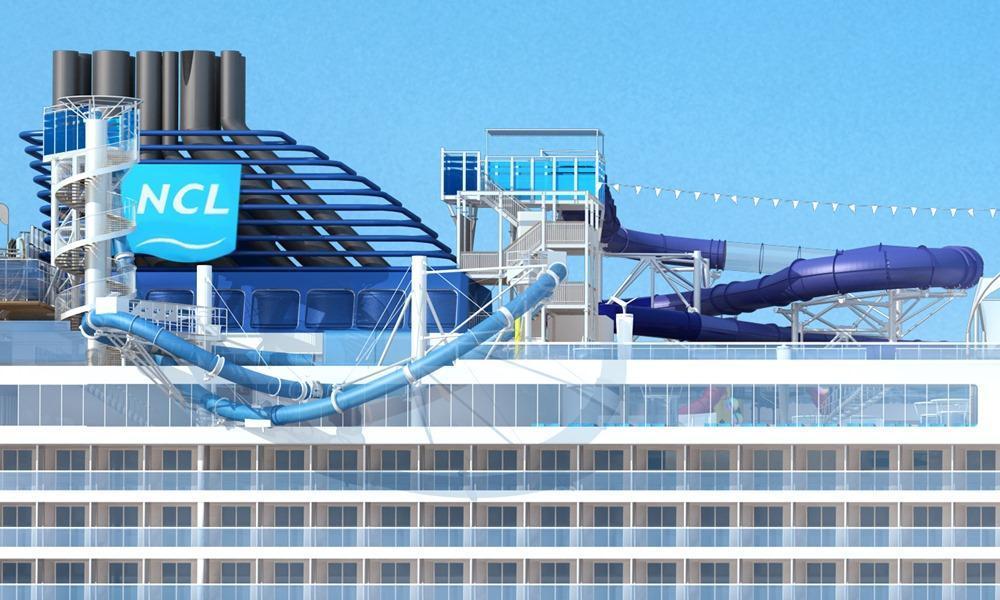 NCL Norwegian Joy cruise ship waterslide