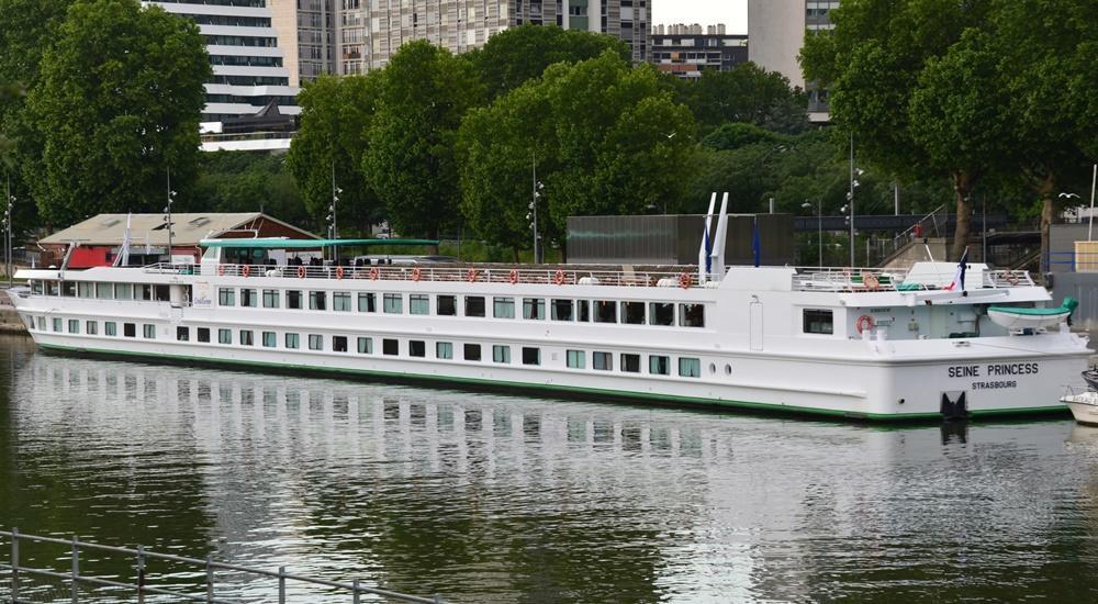 ms Seine Princess cruise ship (CroisiEurope) Seine River, France