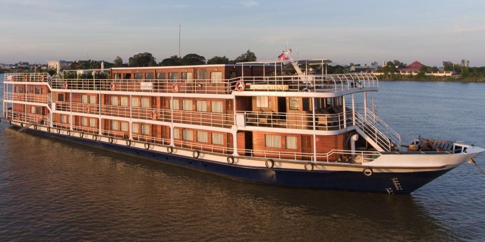 RV Indochine cruise ship, Mekong River, Cambodia-Vietnam