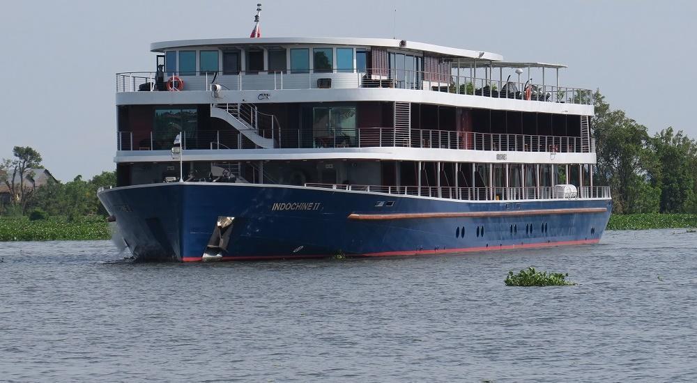 RV Indochine II cruise ship, Mekong river, Cambodia-Vietnam