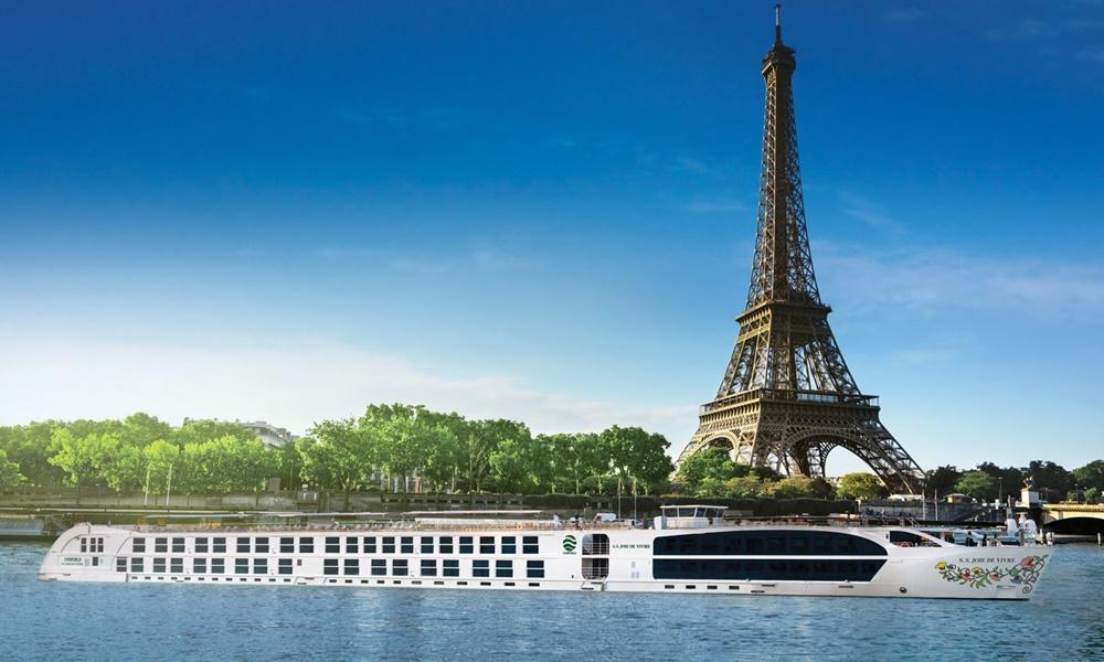 Uniworld SS Joie de Vivre cruise ship, Seine River, France