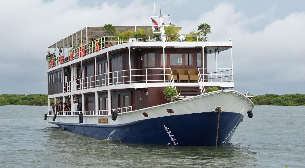 RV Toum Tiou II cruise ship, Mekong River, Cambodia-Vietnam