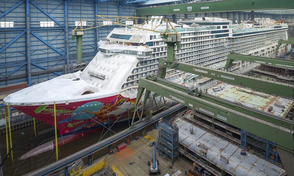 MS Genting Dream cruise ship construction