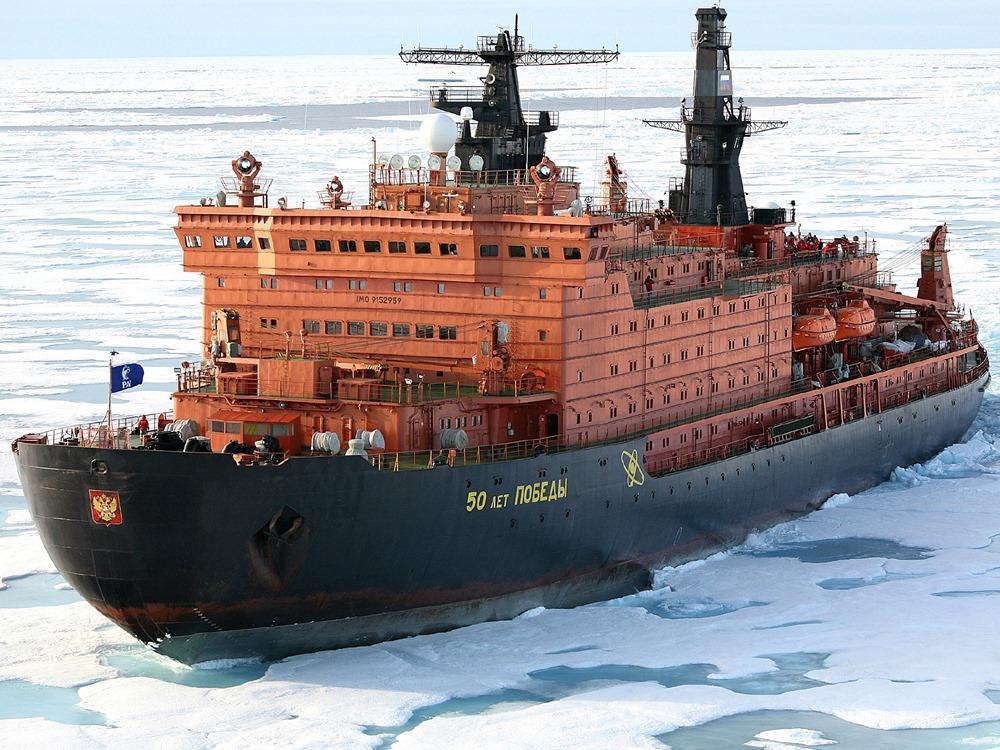 50 Let Pobedy icebreaker cruise ship (50 Years of Victory)