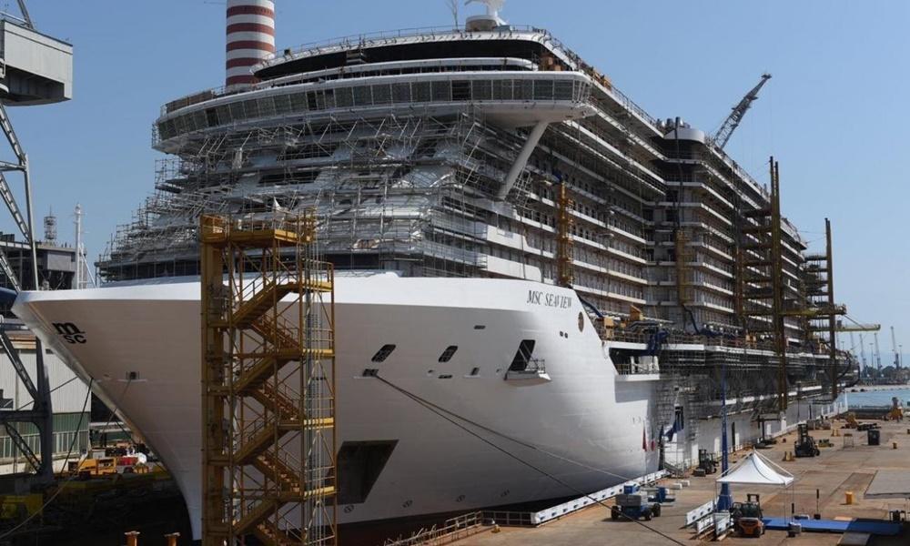 MSC Seaview cruise ship construction