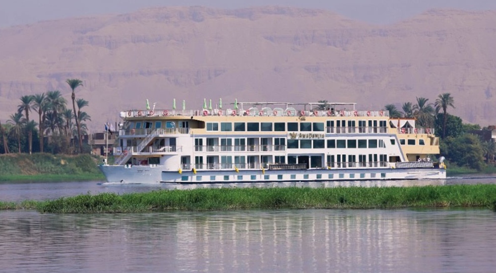 AmaDahlia cruise ship (AMAwaterways Egypt, Nile River)