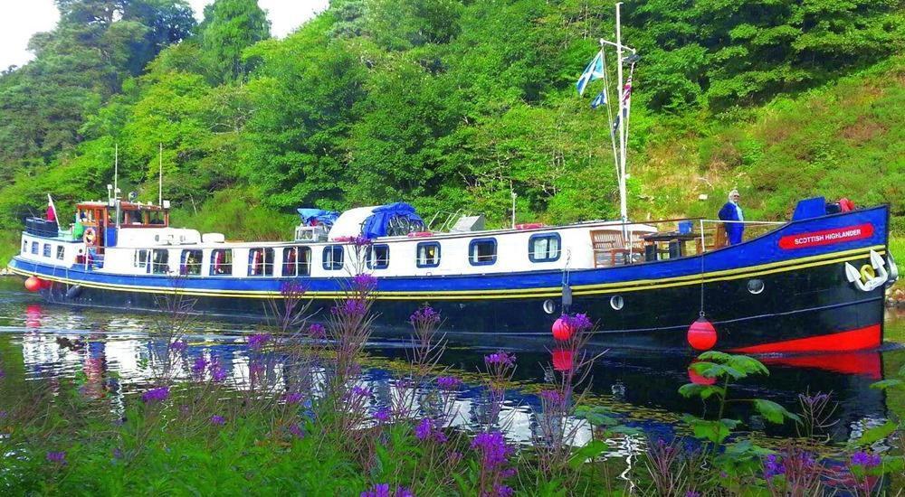 Scottish Highlander barge cruise ship