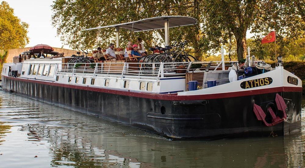 Athos barge cruise ship