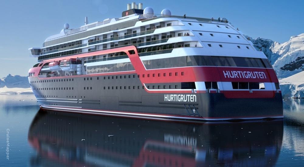 Hurtigruten explorer cruise ship