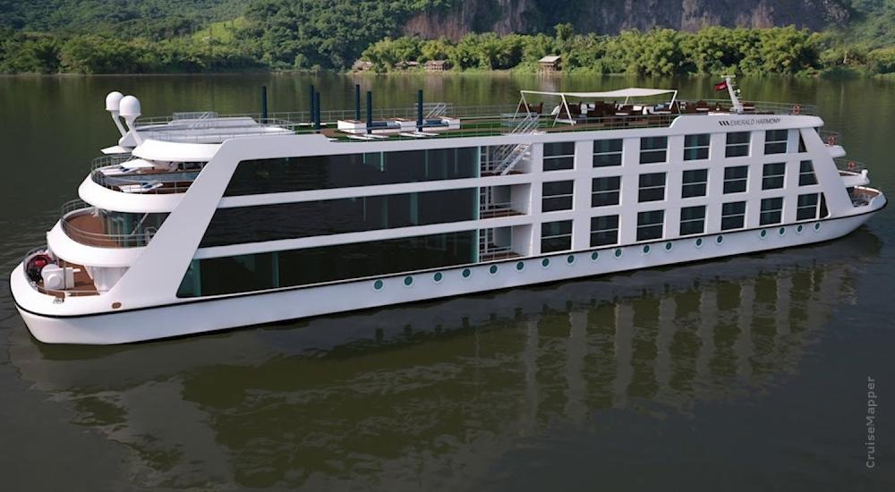 RV Emerald Harmony cruise ship (Emerald Waterways, Mekong River)