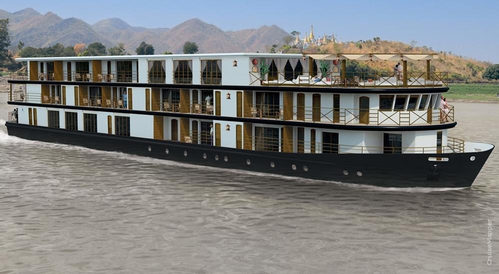 Sanctuary Ananda cruise ship (Myanmar, Irrawaddy River)