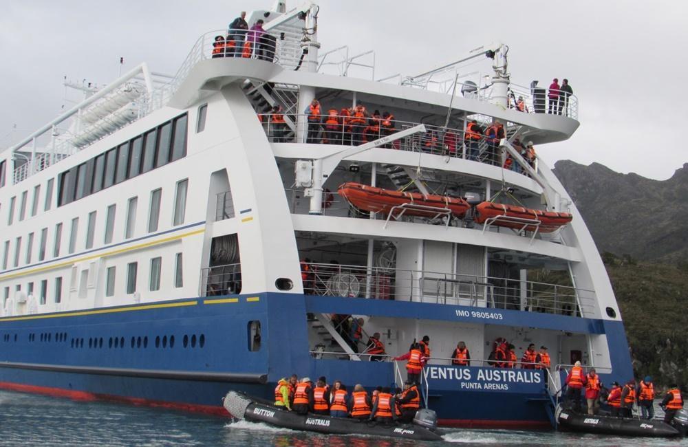 MV Ventus Australis cruise ship (Australis Cruises Patagonia)