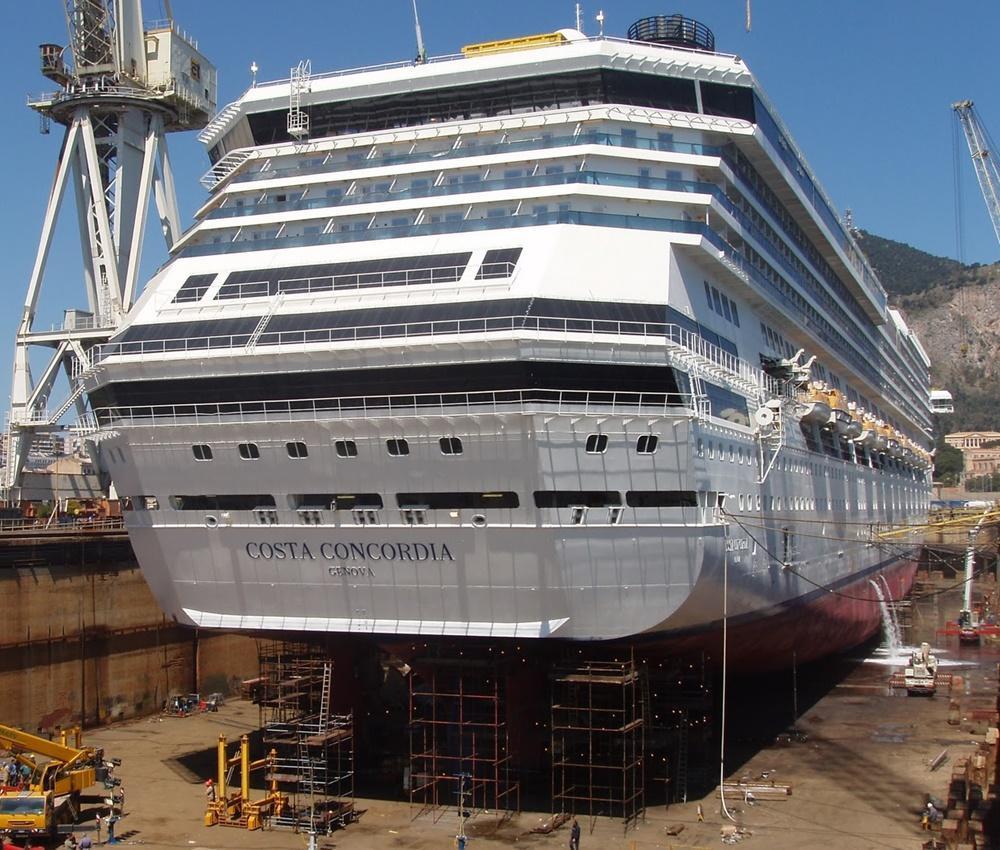 Costa Concordia ship construction