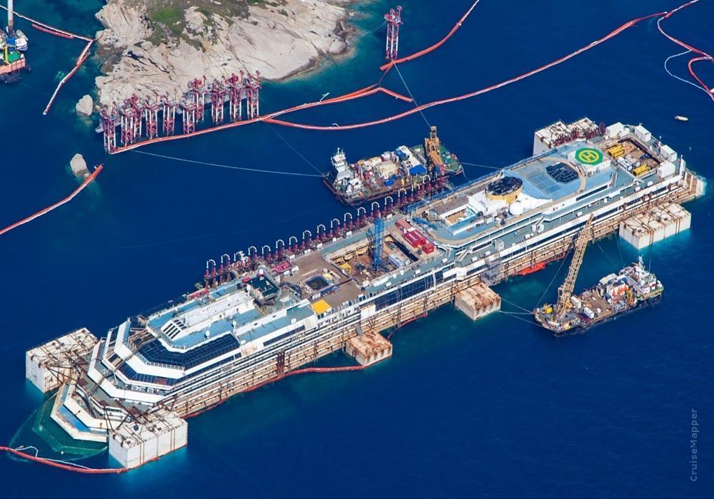 Costa Concordia Itinerary Schedule Current Position