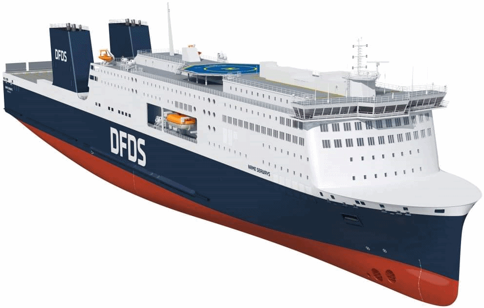 DFDS new ships (Luna-Aura Seaways)