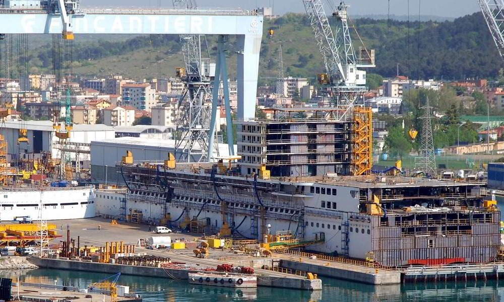 TUI Mein Schiff 9 cruise ship construction