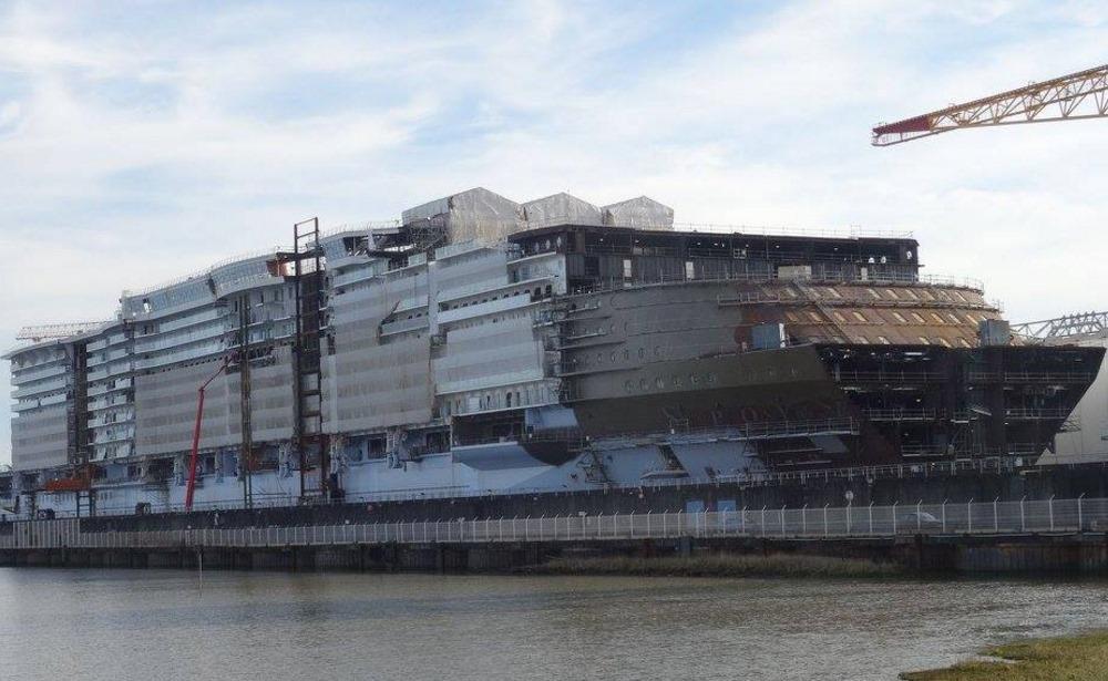 Symphony Of The Seas cruise ship construction