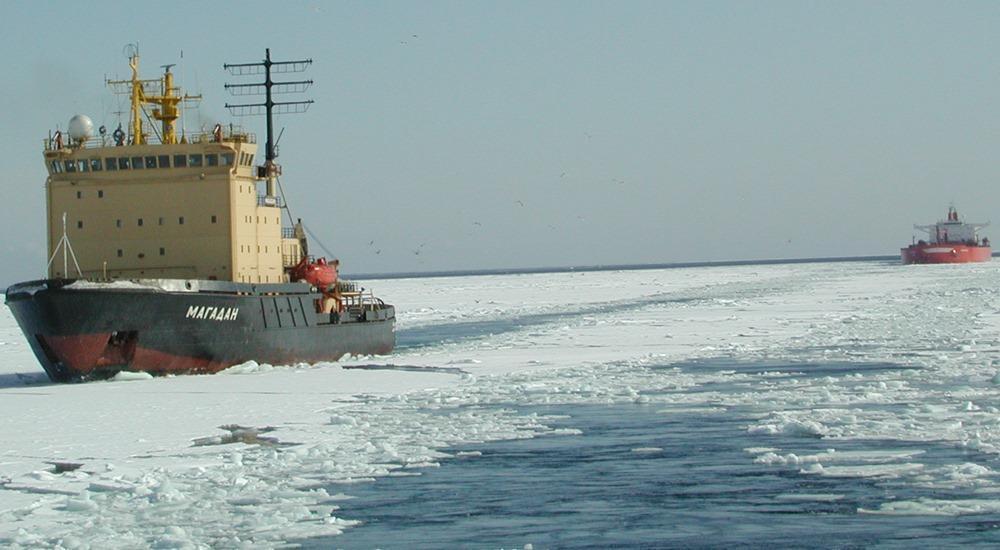 Magadan icebreaker ship