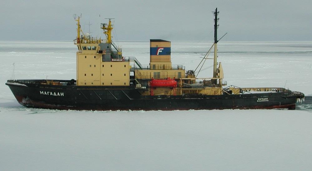 Magadan icebreaker ship