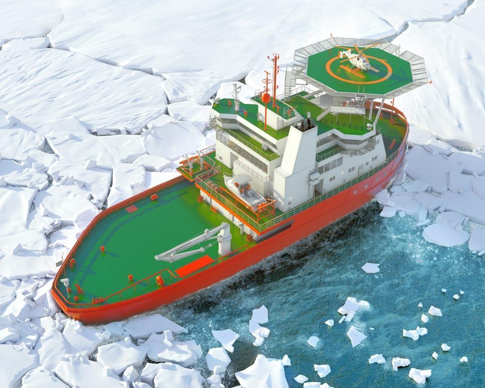 Baltika icebreaker ship design (Russian)