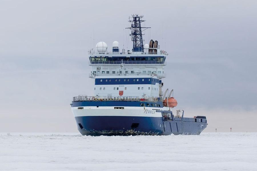MSV Fennica icebreaker ship (Arctia Finland)