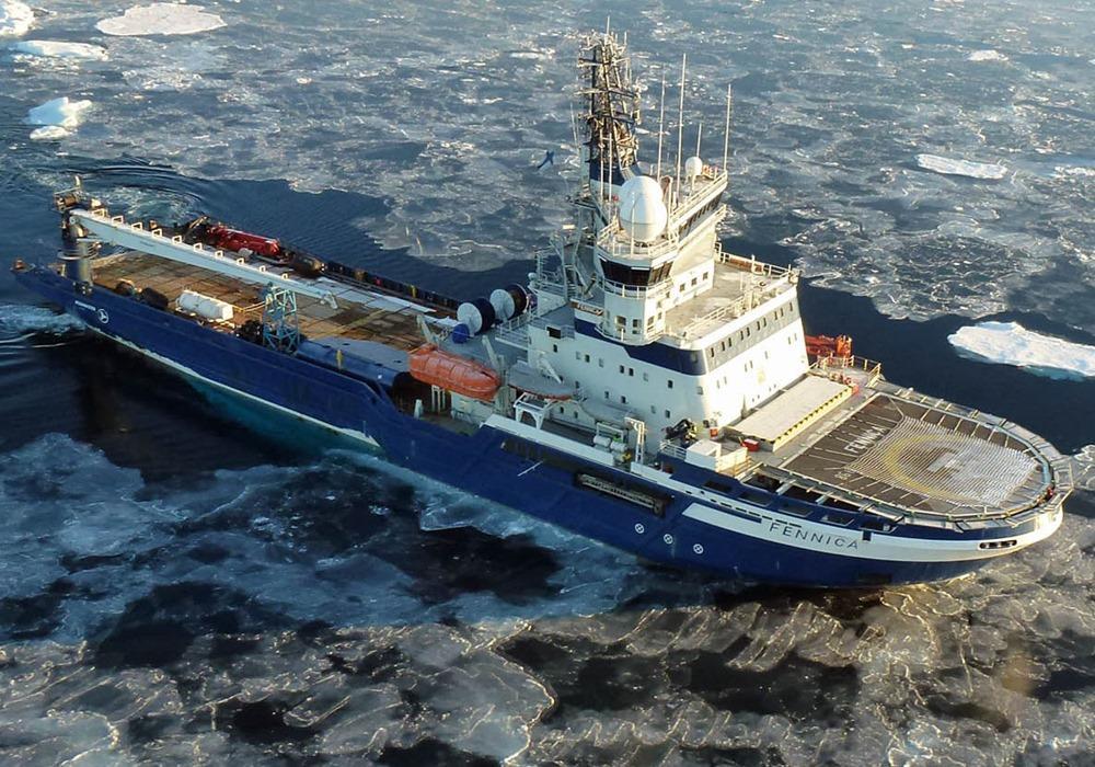 MSV Fennica icebreaker ship (Arctia Finland)