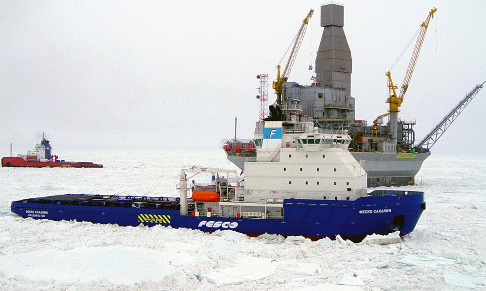 SCF Sakhalin icebreaker ship