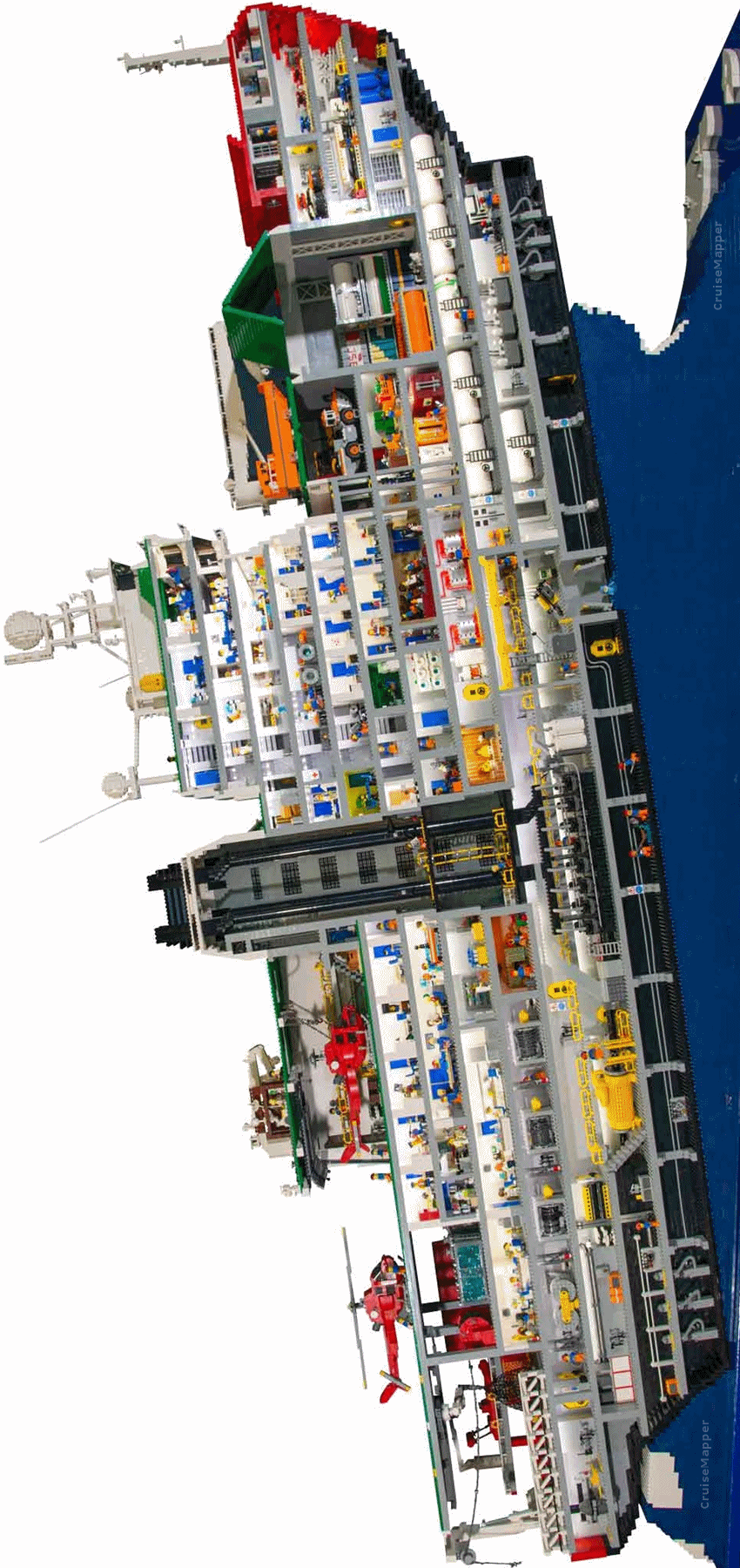 RSV Nuyina icebreaker ship LEGO model