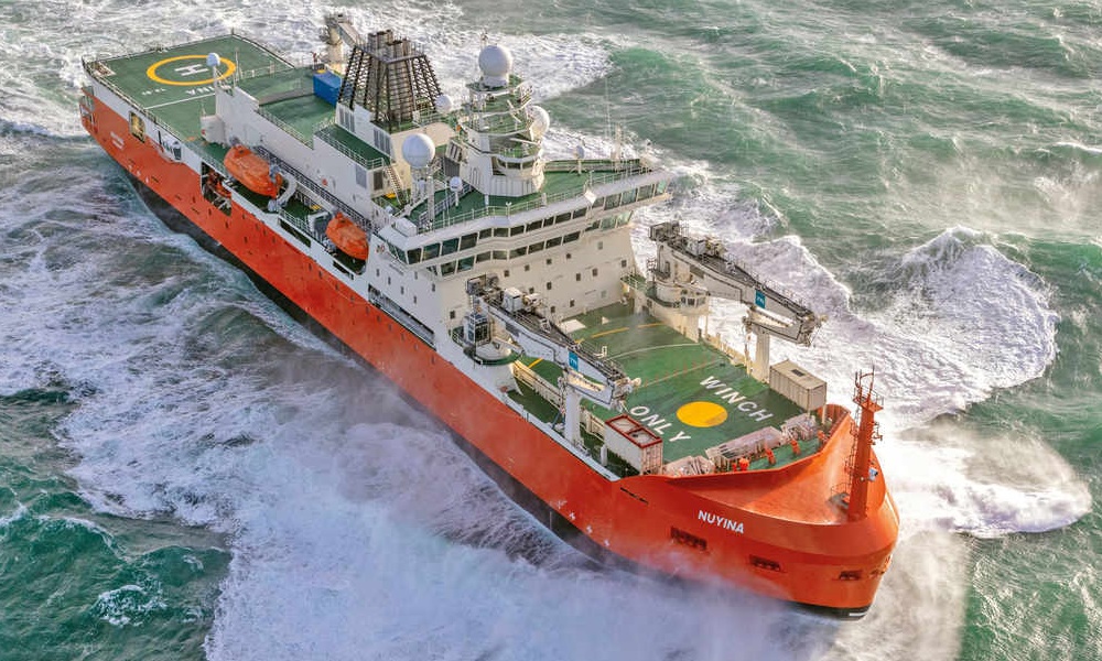 RSV Nuyina icebreaker ship photo