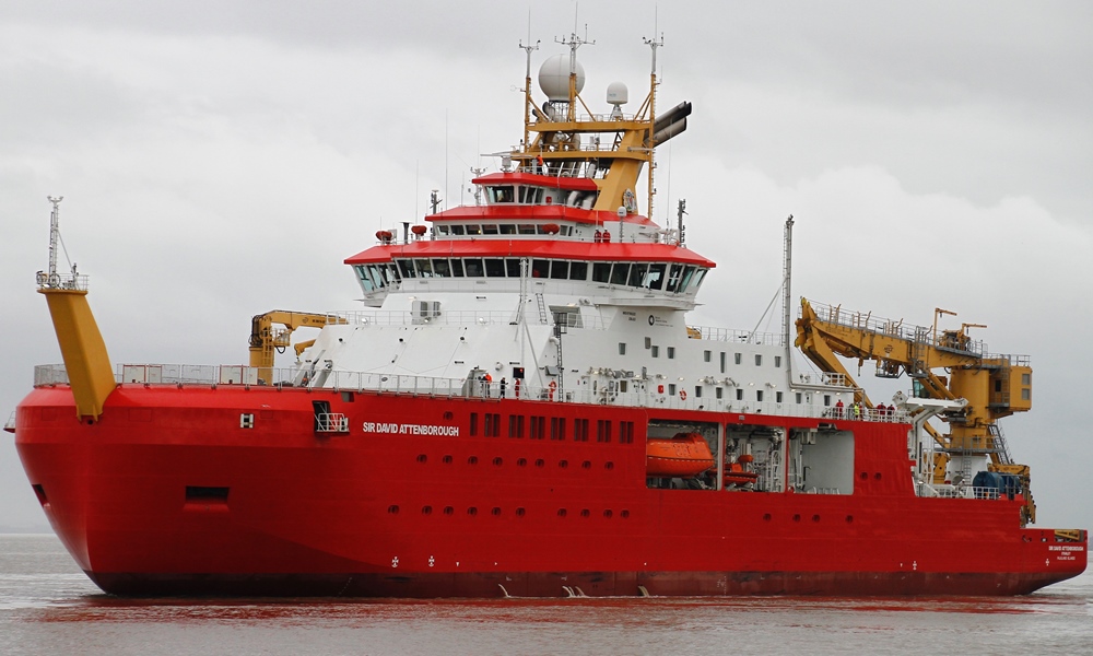 RRS Sir David Attenborough icebreaker ship photo