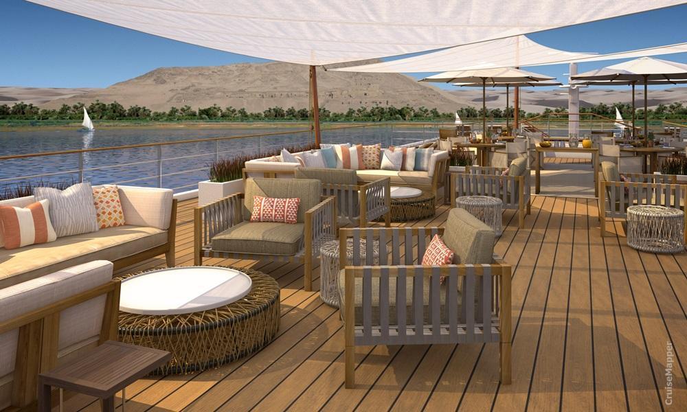 Viking Egypt cruise ship sundeck