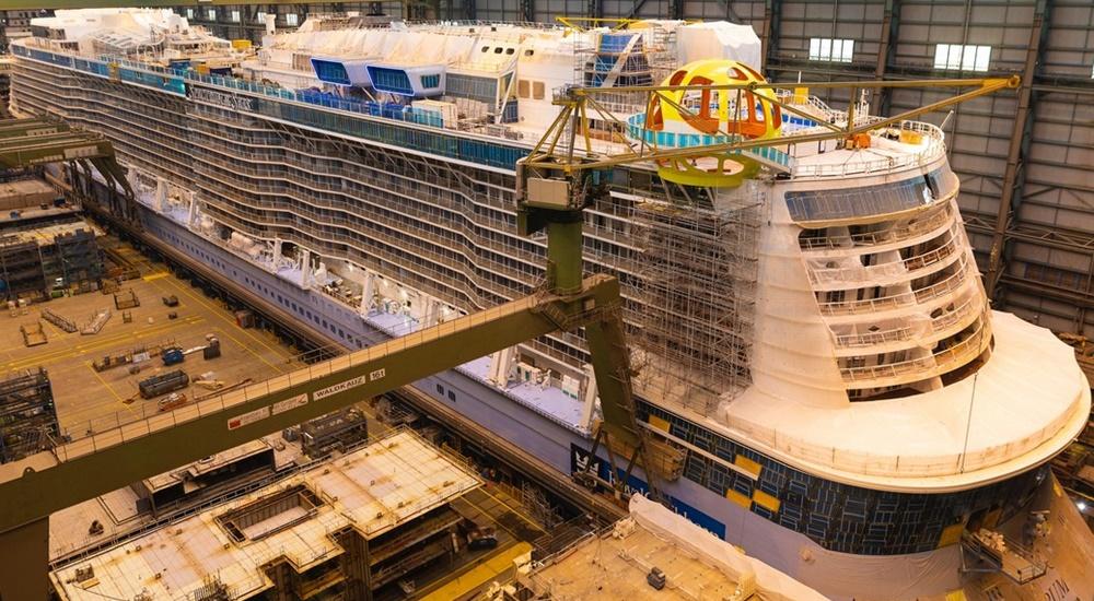 Spectrum Of The Seas cruise ship construction