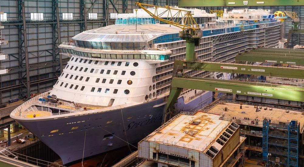 Spectrum Of The Seas cruise ship construction