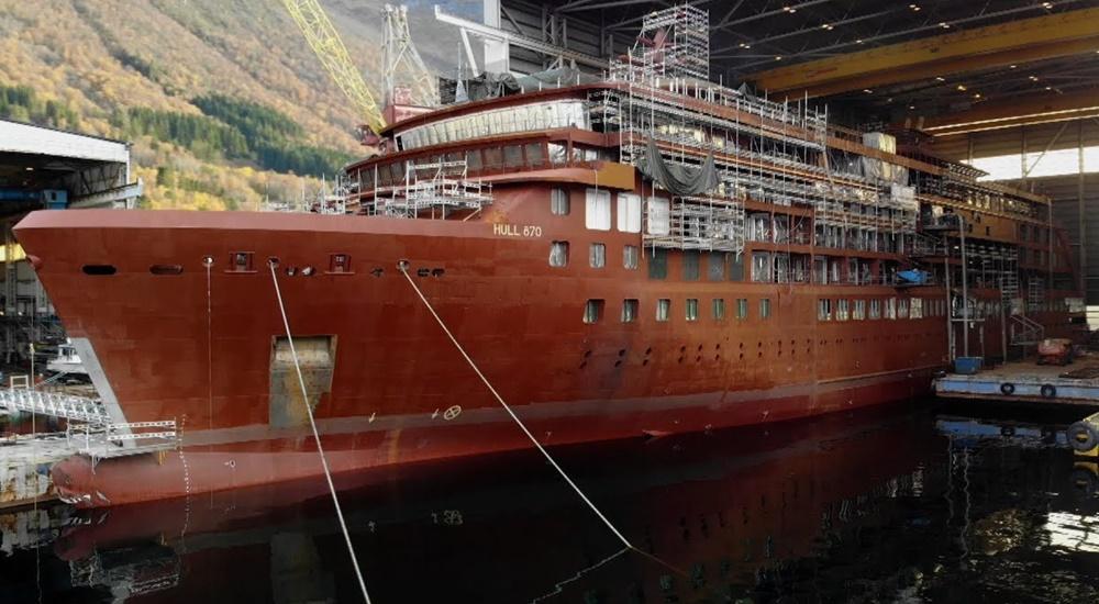 Hanseatic Spirit cruise ship construction (Hapag-Lloyd)