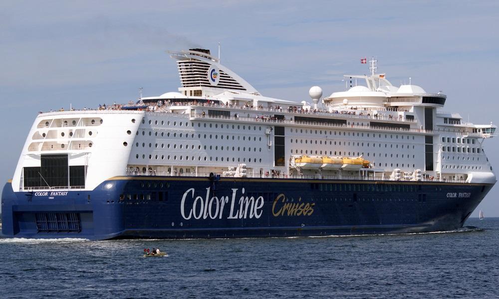 Color Fantasy ferry ship photo