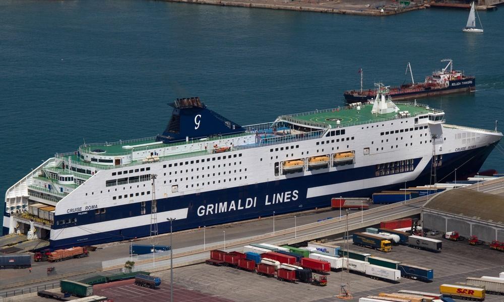 grimaldi lines cruise roma posizione attuale