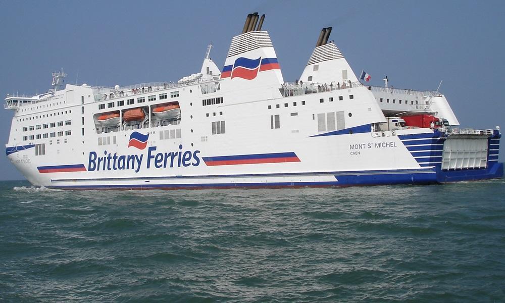 Mont St Michel ferry ship (BRITTANY FERRIES)