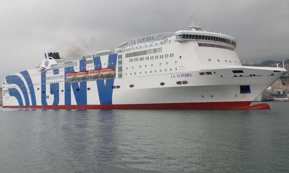 GNV La Superba ferry ship (GRANDI NAVI VELOCI)