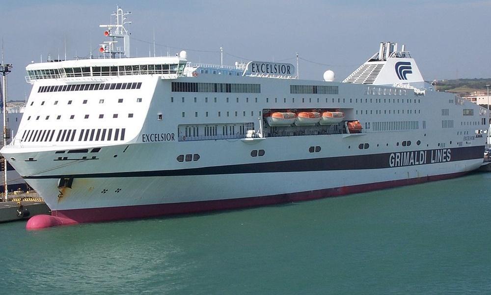 GNV Excelsior ferry ship (GRANDI NAVI VELOCI)