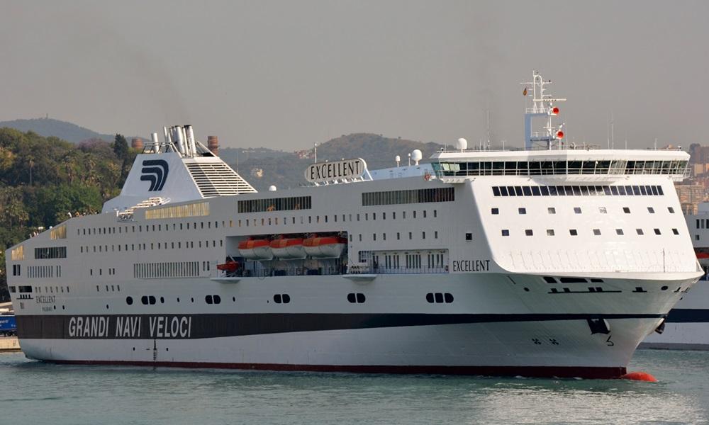 GNV Excellent ferry ship (GRANDI NAVI VELOCI)