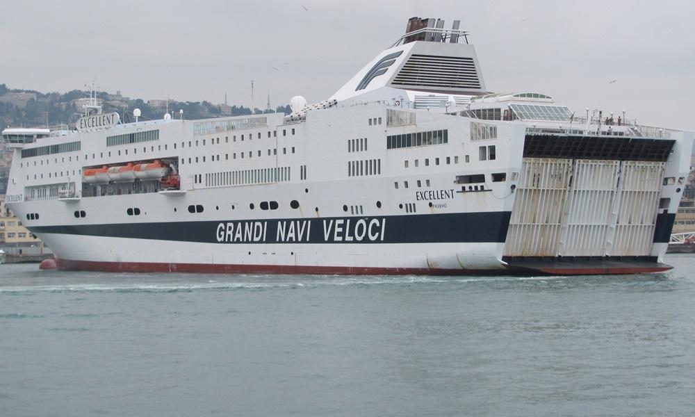 GNV Excellent ferry ship (GRANDI NAVI VELOCI)