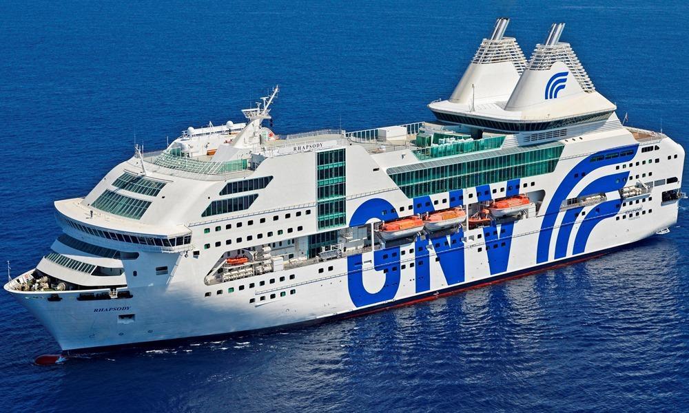 GNV Rhapsody ferry ship (GRANDI NAVI VELOCI)