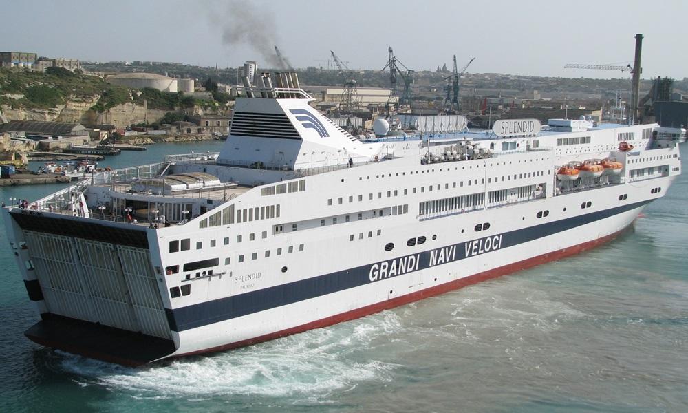 GNV Splendid ferry ship (GRANDI NAVI VELOCI)