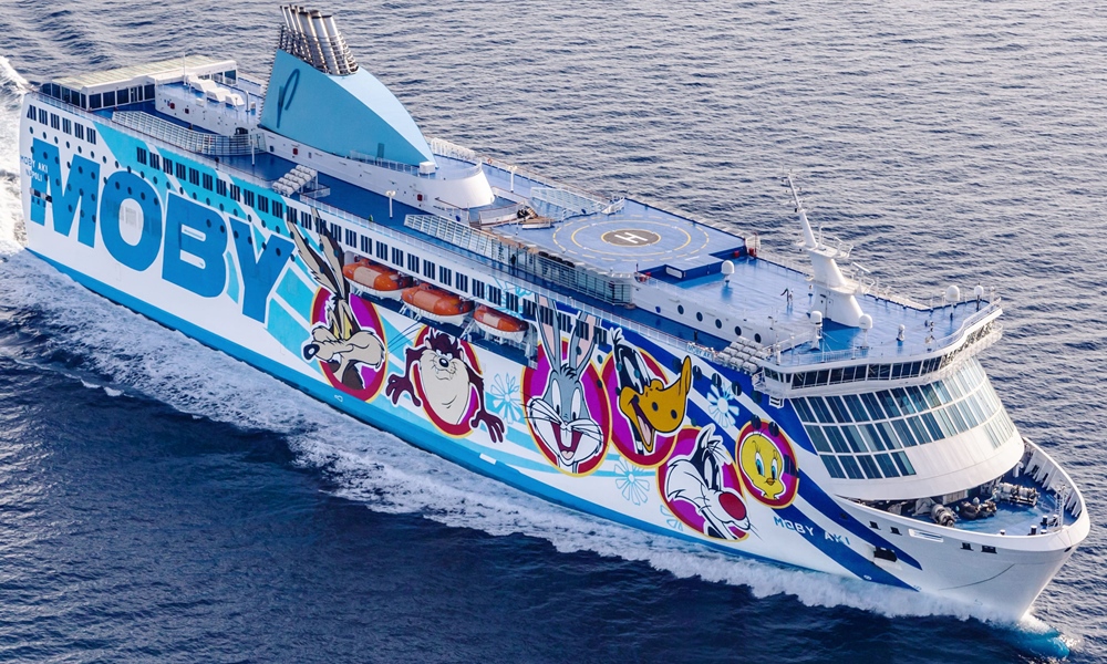 Moby Aki ferry cruise ship