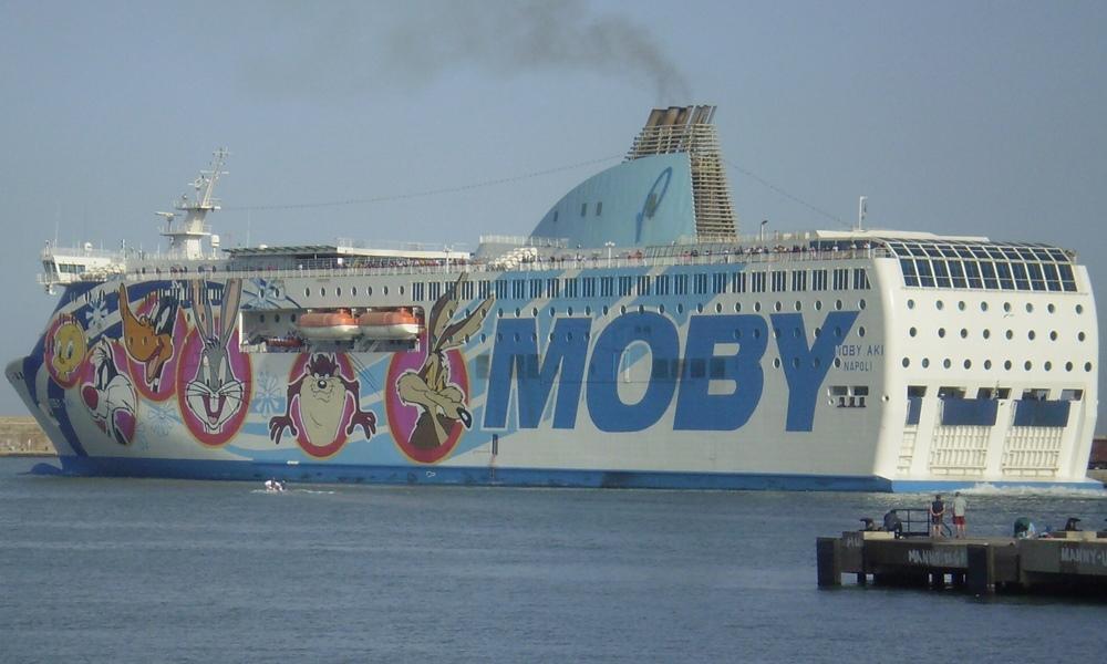 Moby Aki ferry ship